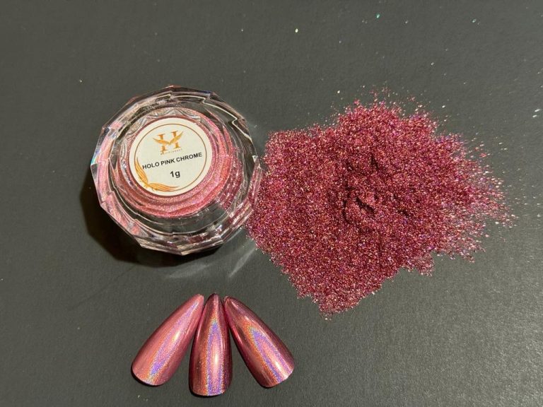 New Chrome Effects Powder Holo Pink 1g